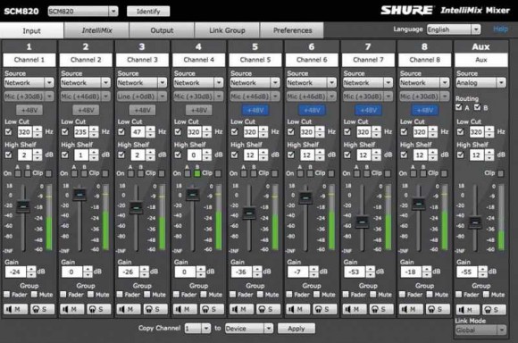 SHURE SCM820E