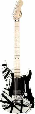 EVH STRIPE SERIES WHITE WITH BLACK STRIPES EVH STRIPE SERIES WHITE WITH BLACK STRIPES
