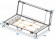 ROADINGER Flightcase 4x LED BAR-252 RGB