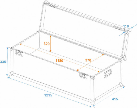 ROADINGER Universal Transport Case 120x40cm