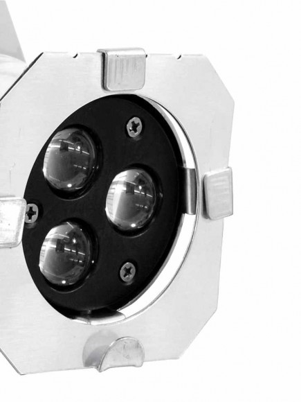 EUROLITE LED PAR-16 3200K 3x3W Spot sil