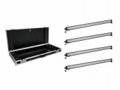 EUROLITE Set 4x LED BAR-252 RGBA 10mm 20° black + Case EUROLITE Set 4x LED BAR-252 RGBA 10mm 20° black + Case