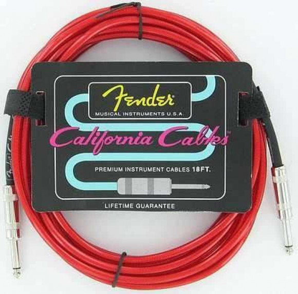 FENDER 10` CALIFORNIA CABLE CANDY APPLE RED