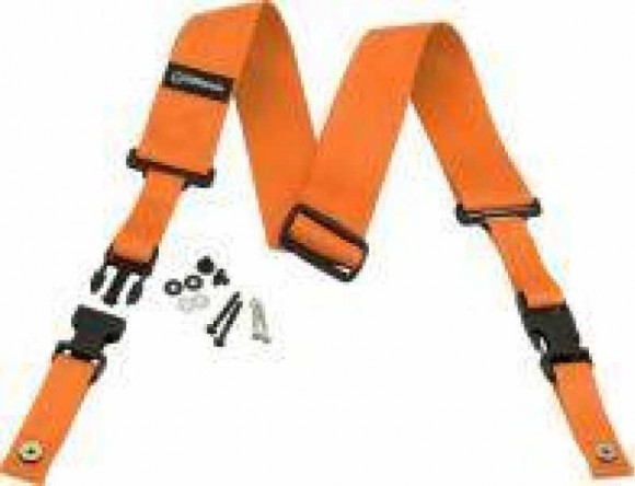 DIMARZIO 2 INCH NYLON CLIPLOCK STRAP NEON ORANGE DD2200NOR
