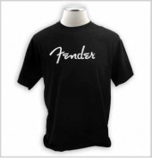 FENDER SPAGHETTI LOGO TEE BLK XL