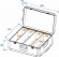 ROADINGER CD Case polished 120 CDs with Trolley