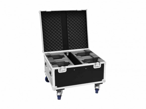 ROADINGER Flightcase 4x LED TMH-X1 Moving-Head Beam