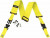 DIMARZIO 2 INCH NYLON CLIPLOCK STRAP NEON YELLOW DD2200NY