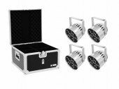 EUROLITE Set 4x LED PAR-56 HCL Short sil + EPS Case EUROLITE Set 4x LED PAR-56 HCL Short sil + EPS Case