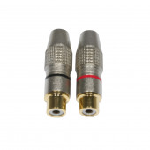 Разъем ADJ AC-C-RFG/SET RCA Cinch plug female gold Разъем ADJ AC-C-RFG/SET RCA Cinch plug female gold