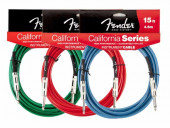FENDER 15` CALIFORNIA INSTRUMENT CABLE CANDY APPLE RED FENDER 15` CALIFORNIA INSTRUMENT CABLE CANDY APPLE RED