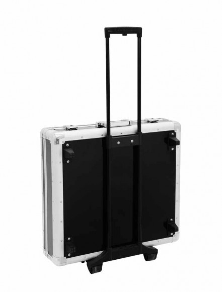 ROADINGER CD Case, black, 200 CDs, with Trolley