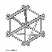 Dura Truss DT 44 C41 X-joint 50cm Dura Truss DT 44 C41 X-joint 50cm