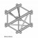 Dura Truss DT 44 C41 X-joint 50cm Dura Truss DT 44 C41 X-joint 50cm