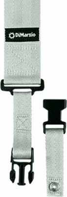 DIMARZIO 2 INCH NYLON CLIPLOCK STRAP WHITE DD2200NW