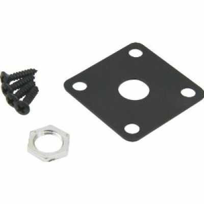 DIMARZIO JACKPLATE EDGEMOUNT BLACK GG1400BK