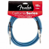 FENDER 15` CALIFORNIA INSTRUMENT CABLE LAKE PLACID BLUE FENDER 15` CALIFORNIA INSTRUMENT CABLE LAKE PLACID BLUE