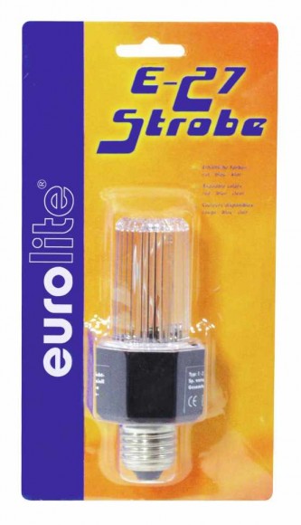 EUROLITE Strobe with E-27 Base, clear