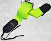 DIMARZIO 2 INCH NYLON STRAP W/LEATHER ENDS NEON GREEN DD3100NGN DIMARZIO 2 INCH NYLON STRAP W/LEATHER ENDS NEON GREEN DD3100NGN