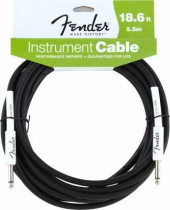 FENDER 18.6` INSTRUMENT CABLE BLACK FENDER 18.6` INSTRUMENT CABLE BLACK