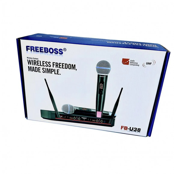 Freeboss FB-U38 Вокальная радиосистема двойная Freeboss FB-U38 Вокальная радиосистема двойная
