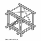 Dura Truss DT 44 TD T-joint + down 50cm Dura Truss DT 44 TD T-joint + down 50cm