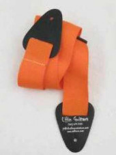 DIMARZIO 2 INCH NYLON STRAP W/LEATHER ENDS NEON ORANGE DD3100NOR DIMARZIO 2 INCH NYLON STRAP W/LEATHER ENDS NEON ORANGE DD3100NOR