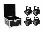 EUROLITE Set 4x LED PAR-56 QCL Short sw + EPS Case EUROLITE Set 4x LED PAR-56 QCL Short sw + EPS Case