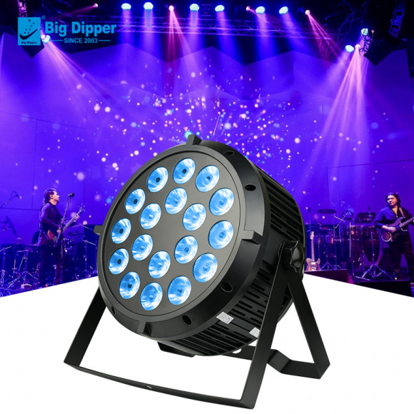 BIG DIPPER LPC006 Прожектор PAR LED, 18x10 В, RGBWA+UV