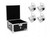 EUROLITE Set 4x LED PAR-56 RGB sil + Case