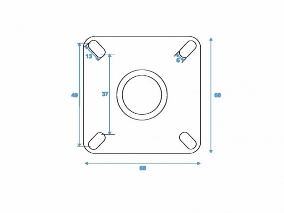 ROADINGER Swivel Castor 75mm grey with brake