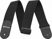 DIMARZIO 2 INCH WOVEN COTTON STRAP W/LEATHER ENDS BLACK DD3100CBK DIMARZIO 2 INCH WOVEN COTTON STRAP W/LEATHER ENDS BLACK DD3100CBK