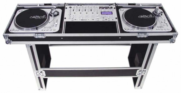 ROADINGER Console Road Table for 2 Turntables