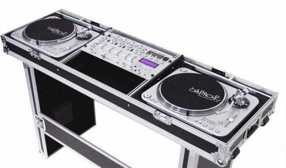 ROADINGER Console Road Table for 2 Turntables