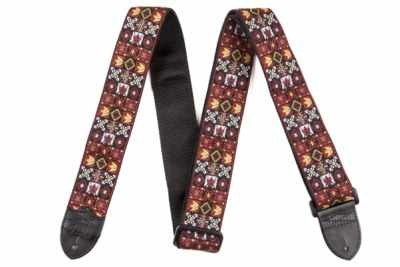 FENDER 2` FESTIVAL HOOTENANNY STRAP RED