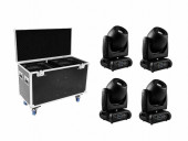 FUTURELIGHT Set 4x DMH-160 LED Moving-Head + Case FUTURELIGHT Set 4x DMH-160 LED Moving-Head + Case