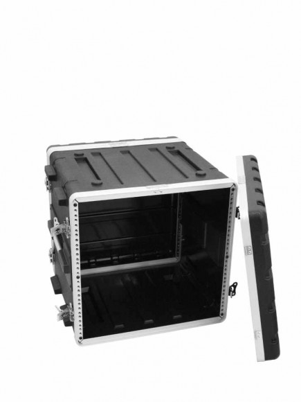ROADINGER Kunststoff-Rack KR-19, 10HE, DD, schwarz