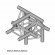 Dura Truss DT 33 T43-TU T-joint + Up Dura Truss DT 33 T43-TU T-joint + Up