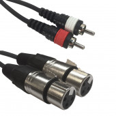 ADJ AC-2XF-2R/1,5 2 XLR female to 2 RCA1,5m ADJ AC-2XF-2R/1,5 2 XLR female to 2 RCA1,5m