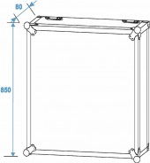 ROADINGER Rack Profi 18U 45cm with Wheels