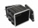 ROADINGER Kunststoff-Rack KR-19, 8HE, DD, schwarz ROADINGER Kunststoff-Rack KR-19, 8HE, DD, schwarz