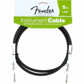 FENDER 5` INSTRUMENT CABLE BLACK FENDER 5` INSTRUMENT CABLE BLACK