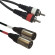 ADJ AC-2XM-2RM/3 2x XLR male to 2x RCA cinch ADJ AC-2XM-2RM/3 2x XLR male to 2x RCA cinch