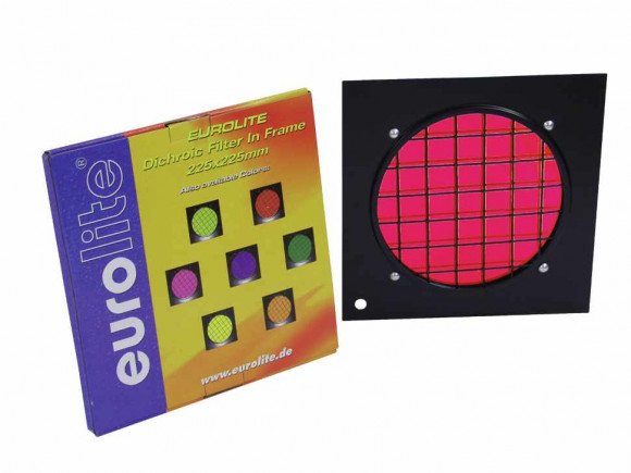 EUROLITE Red Dichroic Filter black frame f. PAR-56