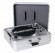 ROADINGER Turntable Case Tour ALU silver