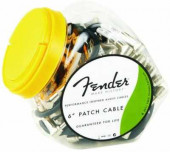 FENDER 6`` CABLE BOWL OF 40 PATCH CABLES BLACK FENDER 6`` CABLE BOWL OF 40 PATCH CABLES BLACK