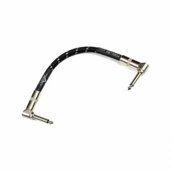 FENDER 6`` PATCH CABLE 2 PACK BLACK