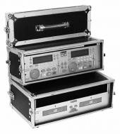 ROADINGER Double CD Player Case Tour Pro 3U black