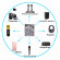 FREEBOSS AM-G04A Микшерный пульт 4-канальный Bluetooth USB