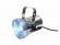 EUROLITE T-36 Pinspot with Cable, silver